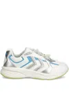 Hummel Reach Lx 6000 Sv Metallic Chevron Sneakers In Neutral