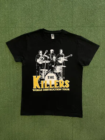 Pre-owned Humor X Vintage Humor The Killers World Destruction Tour Tee In Black