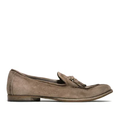 Hundred 100 Beige Suede Moccasins In Multi