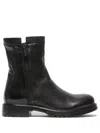 Hundred 100 Black Leather Ankle Boots In Black