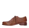 Hundred 100 Flat Shoes Leather Brown In Marrone Marroni