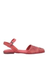 Hundred 100 Flat Shoes Red In Red