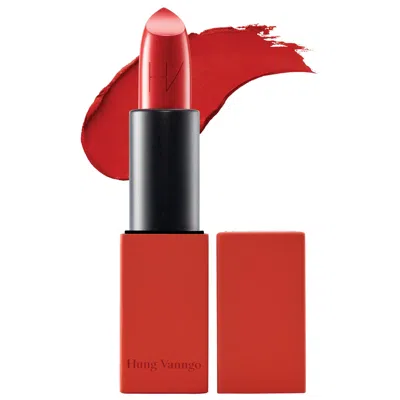 Hung Vanngo Beauty Creamy Matte Longwear Lipstick With Hyaluronic Acid Red Carpet Red 0.13oz/3.8g