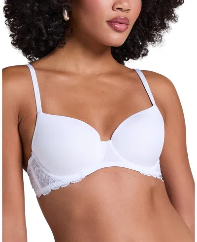 Hunkemoller Angie Padded Underwired Bra In White