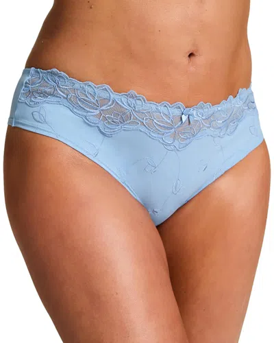 Hunkemoller Brazilian Diva Thong Shorts In Blue