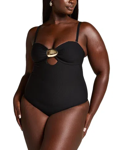 Hunkemoller Cabo Shaping Bathingsuit In Black
