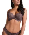 Hunkemoller Daisy Non-padded Underwired Bra In Brown