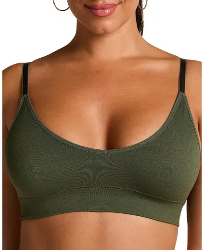 Hunkemoller Dide Triangle Bralette In Green