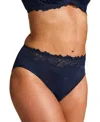 Hunkemoller Diva High Knickers In Blue