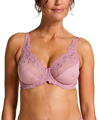 Hunkemoller Diva Non-padded Underwired Bra In Pink