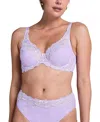 Hunkemoller Diva Non-padded Underwired Bra In Purple