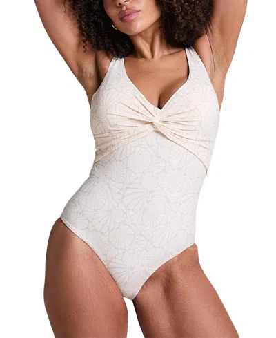 Hunkemoller Hunkemaller Caicos Shaping Bathingsuit In White