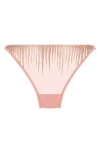Hunkemoller Hunkemöller Alice Embroidered Thong In Rosette