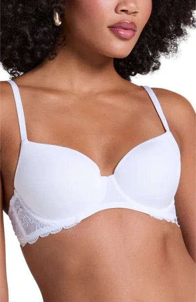 Hunkemoller Angie Padded Underwired Bra In White