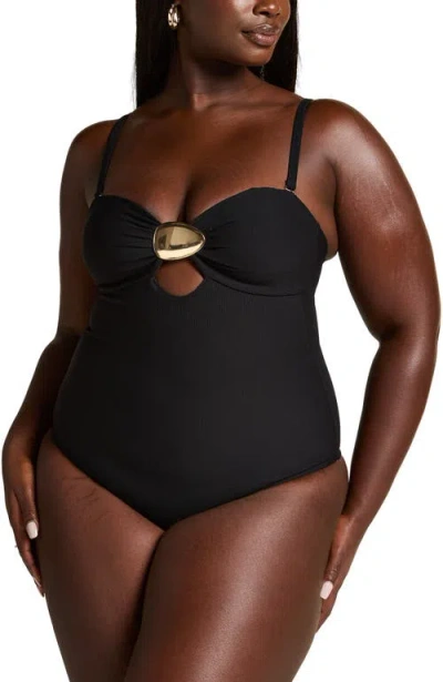 Hunkemoller Hunkemöller Cabo Shaping Bathingsuit In Black