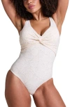 Hunkemoller Hunkemöller Caicos Shaping Bathingsuit In White