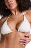 Hunkemoller Hunkemöller Caicos Triangle Bikini Top In White