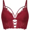 Hunkemoller Hunkemöller Carlotta Longline Underwire Bra In Chili Pepper