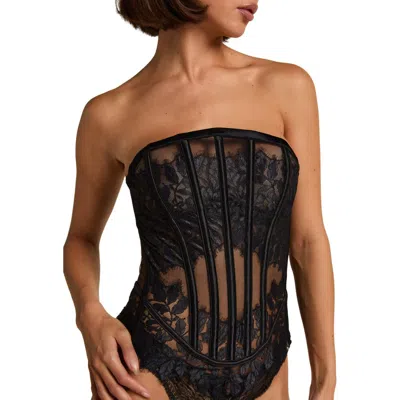 Hunkemoller Hunkemöller Chalice Corset In Black