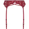 Hunkemoller Hunkemöller Charlotta Lace Trim Garter Belt In Chili Pepper