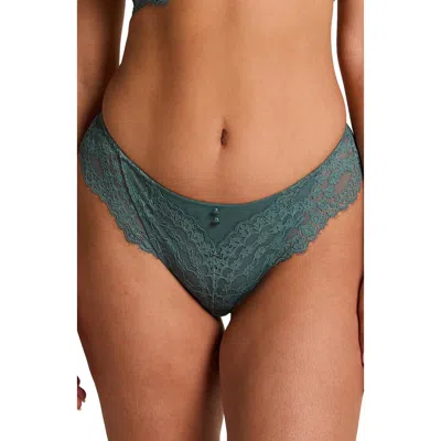 Hunkemoller Hunkemöller Daisy Brazilian Knickers In Blue
