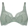 Hunkemoller Hunkemöller Daisy Lace Underwire Bra In Green