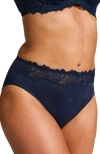 Hunkemoller Diva High Knickers In Blue