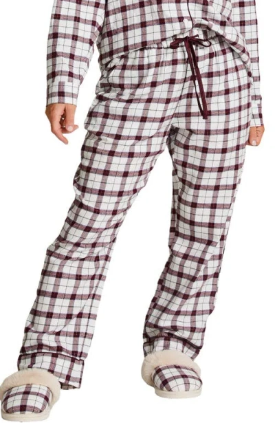 Hunkemoller Hunkemöller Flannel Pyjama Pants In Red
