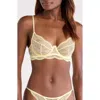 Hunkemoller Hunkemöller Isabelle Lace Underwire Bra In Yellow