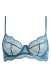 Hunkemoller Hunkemöller Isabelle Lace Underwire Bra In Legion Blue