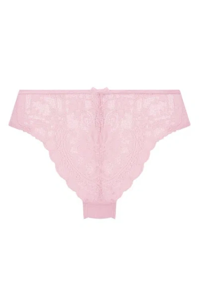 Hunkemoller Hunkemöller Juliette Brazilian Briefs In Silver Pink