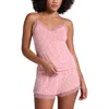 Hunkemoller Hunkemöller Lace Jersey Pyjama Set In Pink