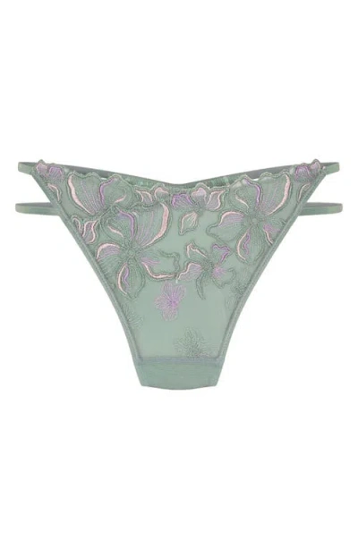Hunkemoller Hunkemöller Lauren Embroidered Mesh Thong