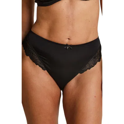 Hunkemoller Hunkemöller Lily High Waisted Rio Brief In Black
