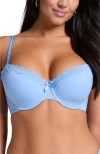 Hunkemoller Hunkemöller Lola Padded Underwired Bra In Blue