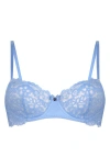 Hunkemoller Hunkemöller Marine Lace Underwire Bra In Bel Air Blue