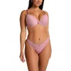 Hunkemoller Marine Thong In Pink