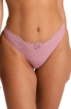 Hunkemoller Marine Thong In Pink