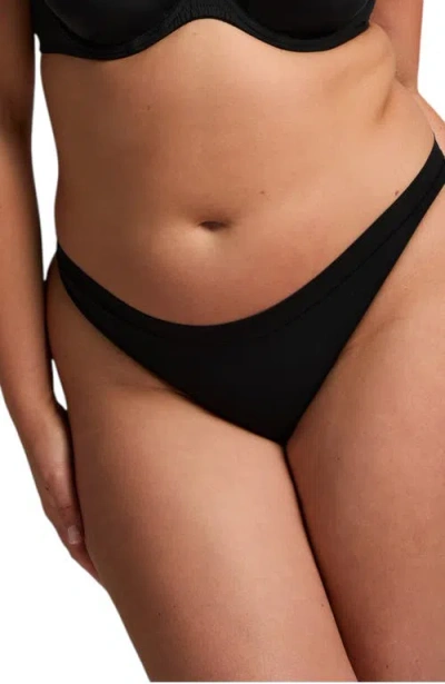 Hunkemoller Hunkemöller Mesh Thong In Black