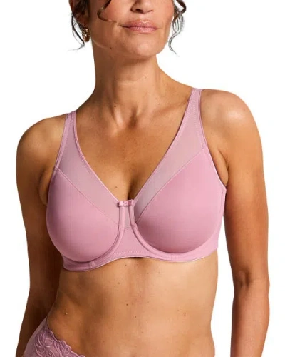 Hunkemoller Hunkemöller Nina Non-padded Underwired Minimizer Bra In Pink