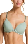 Hunkemoller Hunkemöller Plunge Padded Underwired Bra In Green