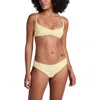Hunkemoller Hunkemöller Pointelle Brazilian In Yellow