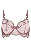 Hunkemoller Hunkemöller Ruby Embellished Embroidered Mesh Underwire Bra
