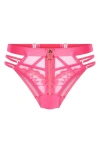 Hunkemoller Hunkemöller Sable Cutout Brazilian Briefs In Pink