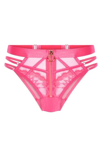 Hunkemoller Hunkemöller Sable Cutout Brazilian Briefs In Pink
