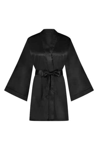 Hunkemoller Hunkemöller Satin Wrap In Black
