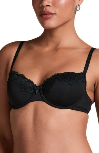 Hunkemoller Hunkemöller Secret Lace Padded Underwired Bra In Black
