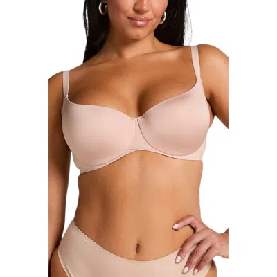 Hunkemoller Hunkemöller Smooth Padded Underwired Bra In Pink