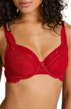 Hunkemoller Hunkemöller Whitney Non-padded Underwired Bra In Red
