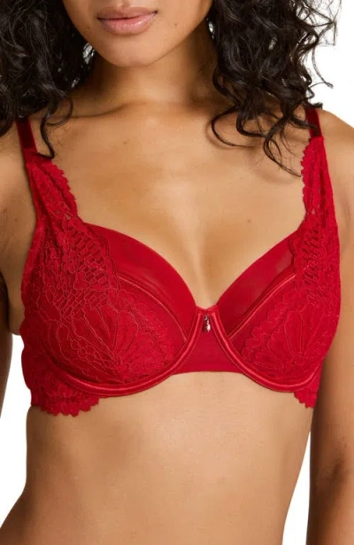 Hunkemoller Hunkemöller Whitney Non-padded Underwired Bra In Red
